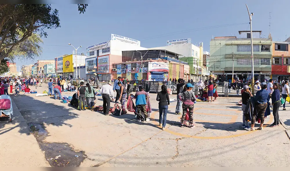 Comercio ambulatorio en Chiclayo