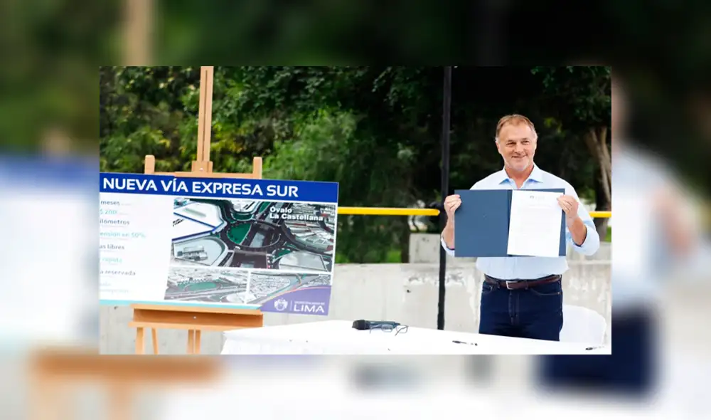 Jorge Muñoz anunció el reinicio del proyecto Vía Expresa Sur [VIDEO]