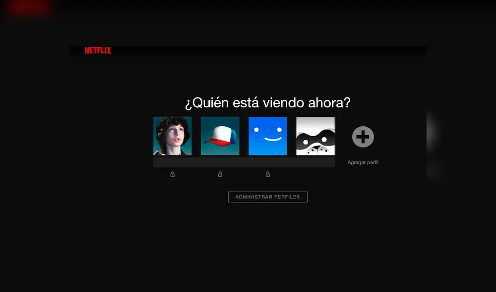 Sigue estos pasos para ponerle clave a tu perfil de Netflix. Foto: Captura.