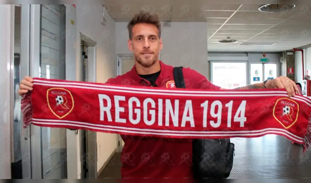 Universitario de deportes. Germán Denis podrá debutar con el Reggina en la Tercera División de Italia. Foto: Reggina.