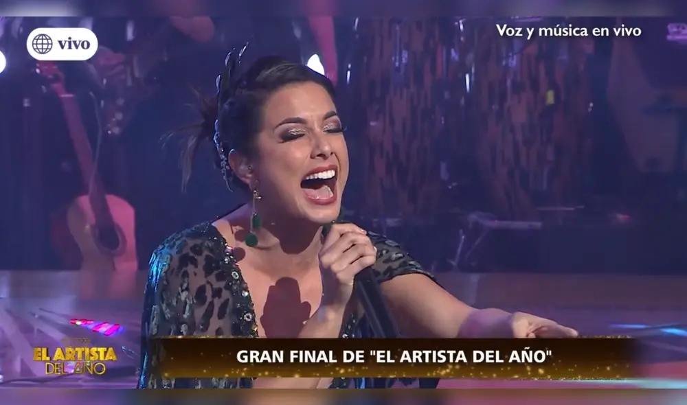 Sandra Muente se coronó como la ganadora de “El artista del año”