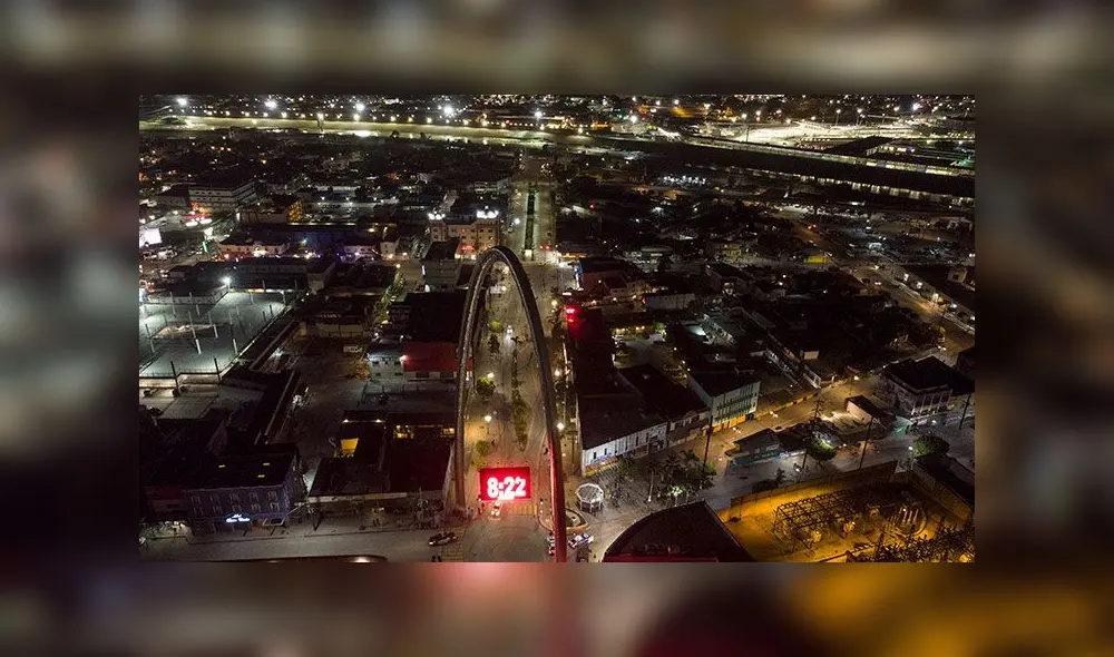 Vista aérea de la calle Revolución que muestra poco tráfico el viernes por la noche en el centro de Tijuana, México. Foto: AFP Vista aérea de la calle Revolución que muestra poco tráfico el viernes por la noche en el centro de Tijuana, México. Foto: AFP