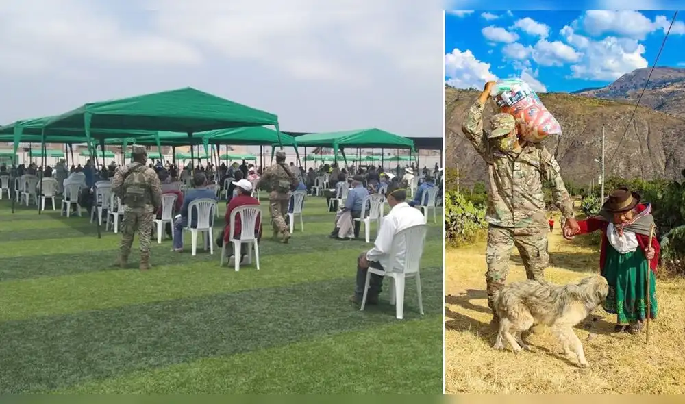 A través de las acciones de Tayta detectaron cientos de casos de coronavirus. Foto: Ministerio de Defensa A través de las acciones de Tayta detectaron cientos de casos de coronavirus. Foto: Ministerio de Defensa