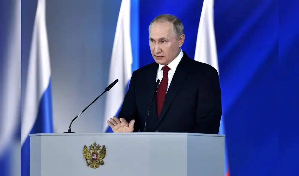 El presidente ruso, Vladimir Putin, se pronunció en contra de una posible tercera guerra mundial. Foto: AFP.