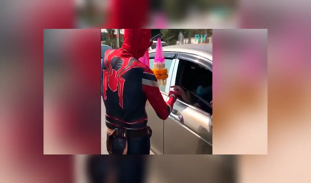 Facebook viral: vendedor de flores se vuelve’ famoso’ tras disfrazarse como Spiderman para ofrecer sus productos Facebook viral: vendedor de flores se vuelve’ famoso’ tras disfrazarse como Spiderman para ofrecer sus productos