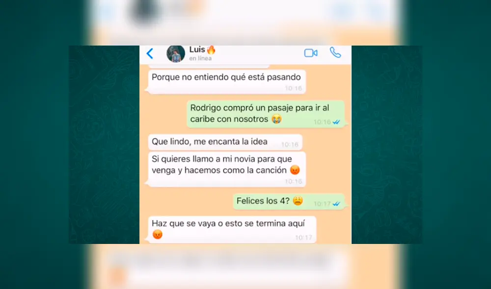 WhatsApp: Mujer infiel quiso viajar con su ex pareja, pero su novio la descubre y esto pasa [VIDEO]
