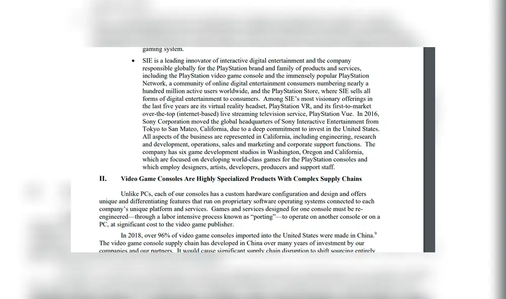 Nintendo, Sony y Microsoft se unen contra la tarifa de Donald Trump.