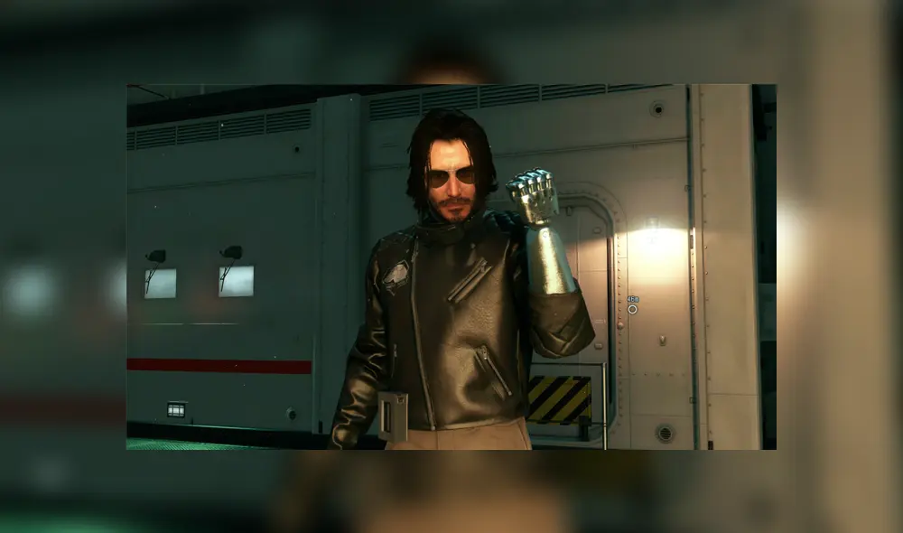 Ahora puedes jugar como Keanu Reeves (John Wick o Johnny Silverhand) en la última obra de Kojima en Konami, Metal Gear Solid V: The Phantom Pain.