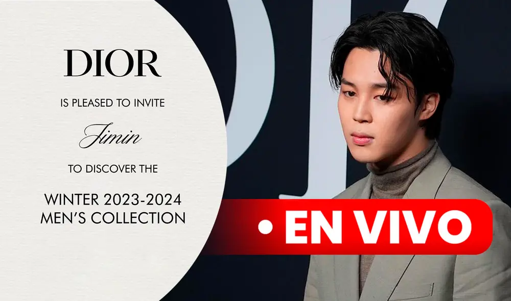 Jimin de BTS: estrella de k-pop llegó a show de la nueva colección masculina de Dior. Foto: composición LR/Mint