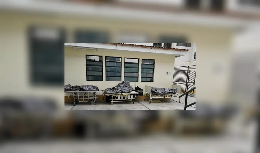 Muertos al aire libre en hospital de Trujillo Muertos al aire libre en hospital de Trujillo