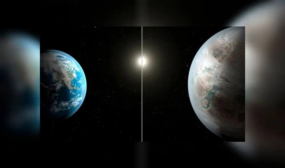Kepler-452b, el planeta más parecido a la Tierra encontrado hasta ahora. Imagen: NASA.