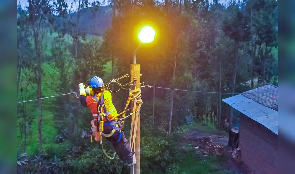 Electrificación rural en el caserio Carrera Pampa en la provincia de San Pablo en la Región Cajamarca.