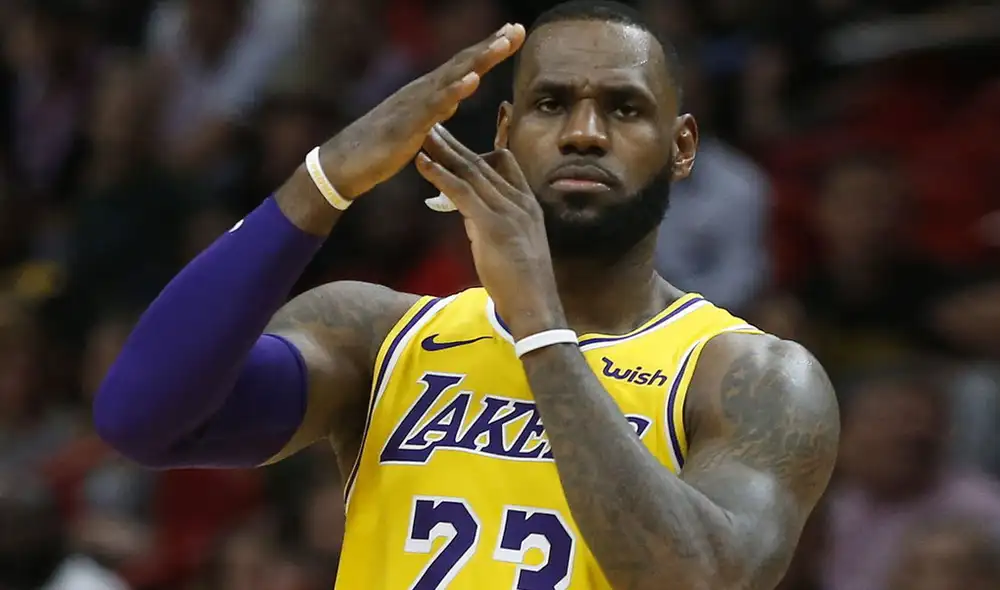 Posición de LeBron James por la cancelación de los Playoffs de la NBA. | Foto: EFE
