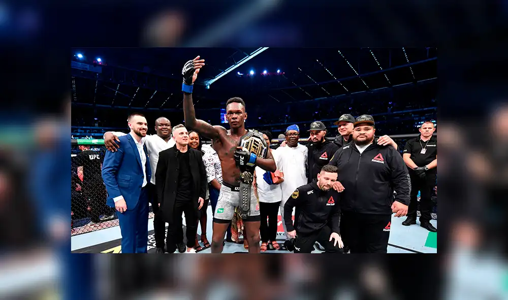 Adesanya se corona campeón en UFC 243 al derrotar a Whittaker. (Foto: UFC News)