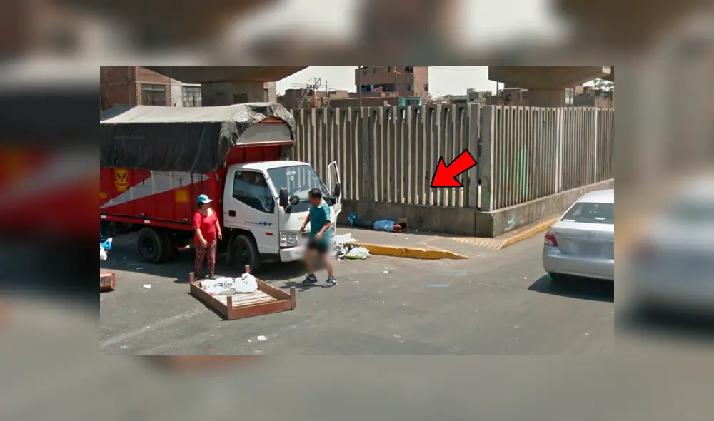 Google Maps: cámaras captan a peruano protegiéndose de insólita forna de los rayos del sol [FOTOS]