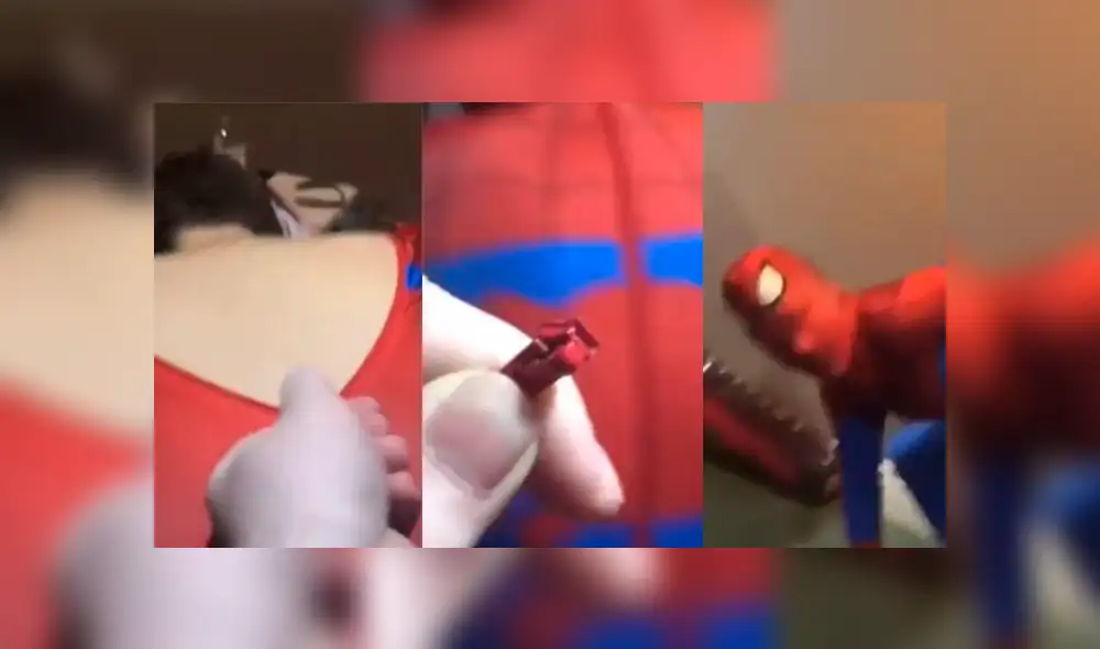Facebook: Quiso lucir como Spiderman, sin imaginar que viviría una de sus peores pesadillas
