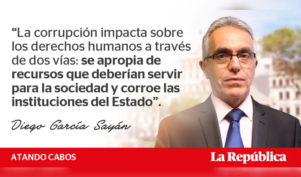 Corrupción y los derechos de la gente