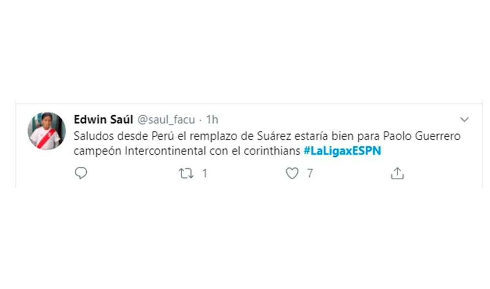 Paolo Guerrero: hinchas del Barcelona eligen al peruano como remplazo de Luis Suárez. Paolo Guerrero: hinchas del Barcelona eligen al peruano como remplazo de Luis Suárez.