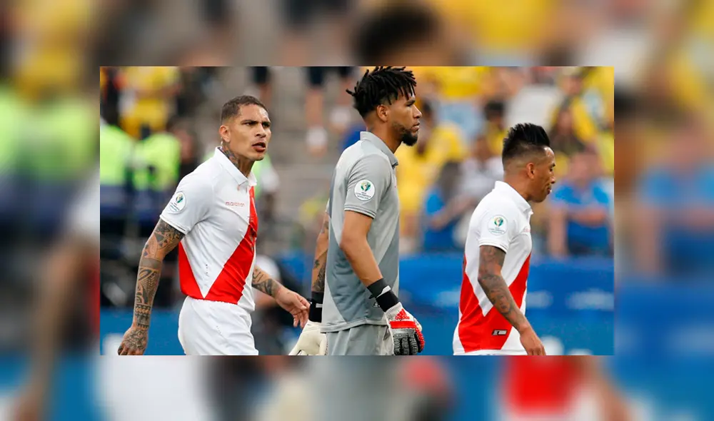 Perú vs. Brasil: Paolo Guerrero reprendió a Pedro Gallese. | Foto: ESPN