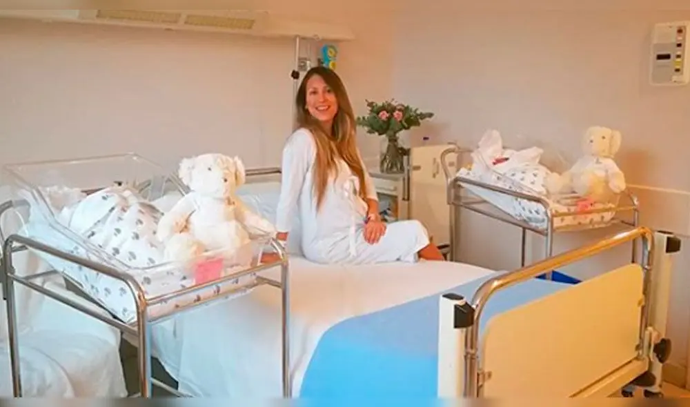 Delly Madrid muestra por primera vez a sus mellizas tras convertirse en madre 