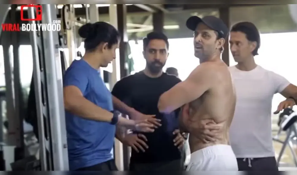Hrithik Roshan, y su 'body transformation' para la película "WAR" de Bollywood. Fuente: Instagram Hrithik Roshan, y su 'body transformation' para la película "WAR" de Bollywood. Fuente: Instagram