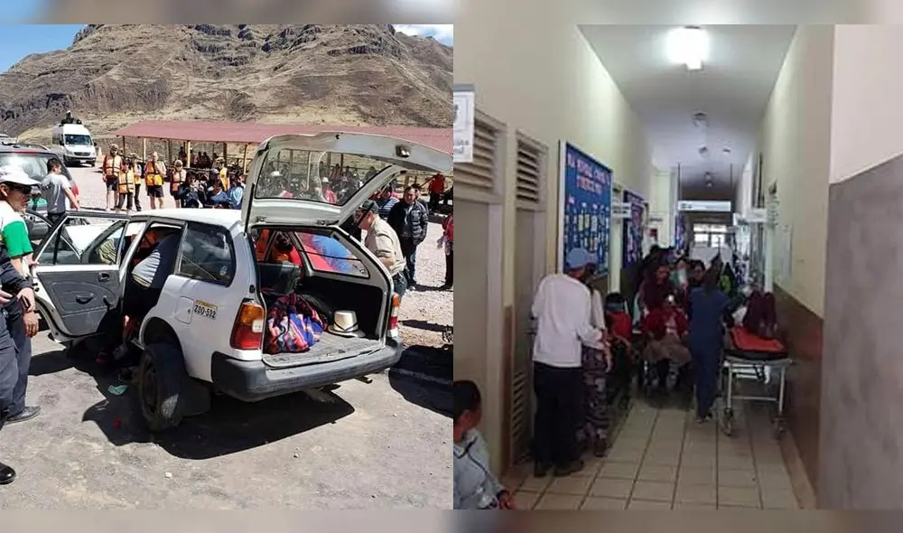 Violento choque deja 24 turistas y pobladores heridos en Cusco