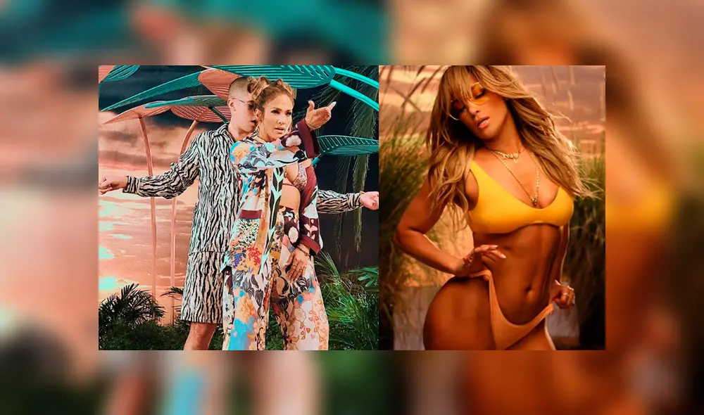 JLo estrena videoclip junto a Bad Bunny y roba suspiros por su lo sexy que luce 