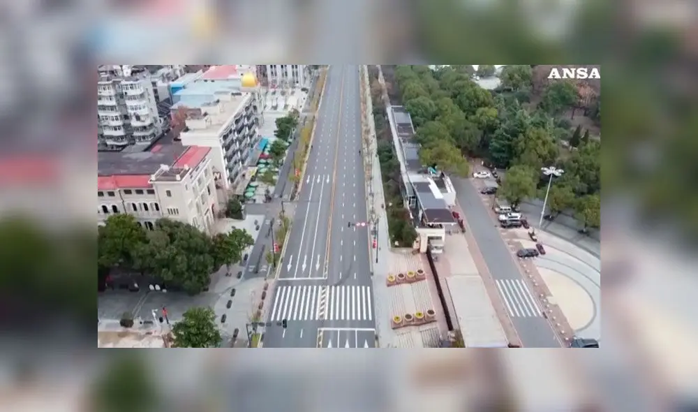 Dron sobrevuela Wuhan, una ciudad fantasma tras brote de coronavirus [VIDEO]