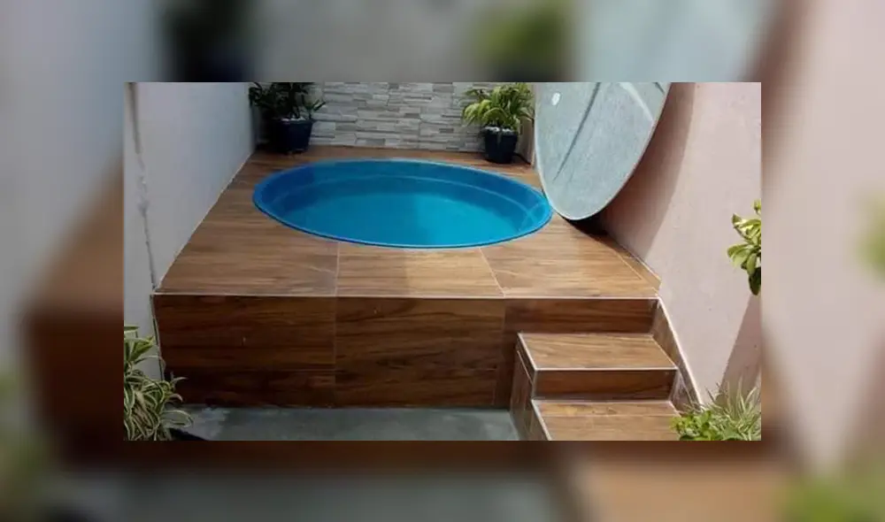 En Facebook, un señor cumplió el deseo de los integrantes de su familia al construir una piscina en casa.