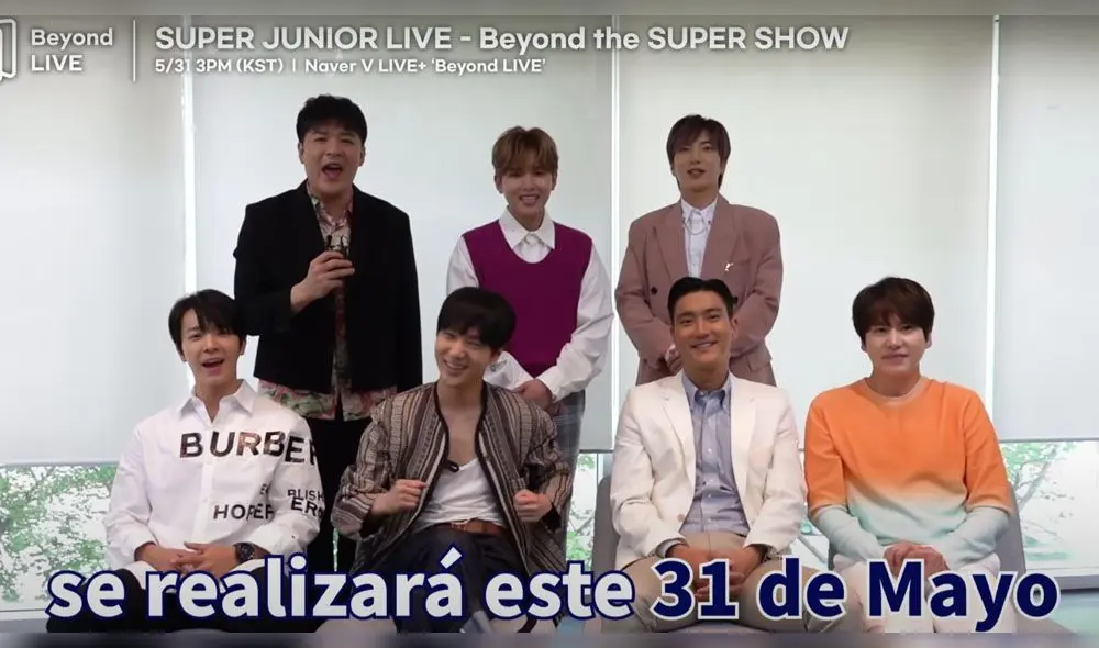 SUPER JUNIOR en Beyond Live Super Show vía V Live