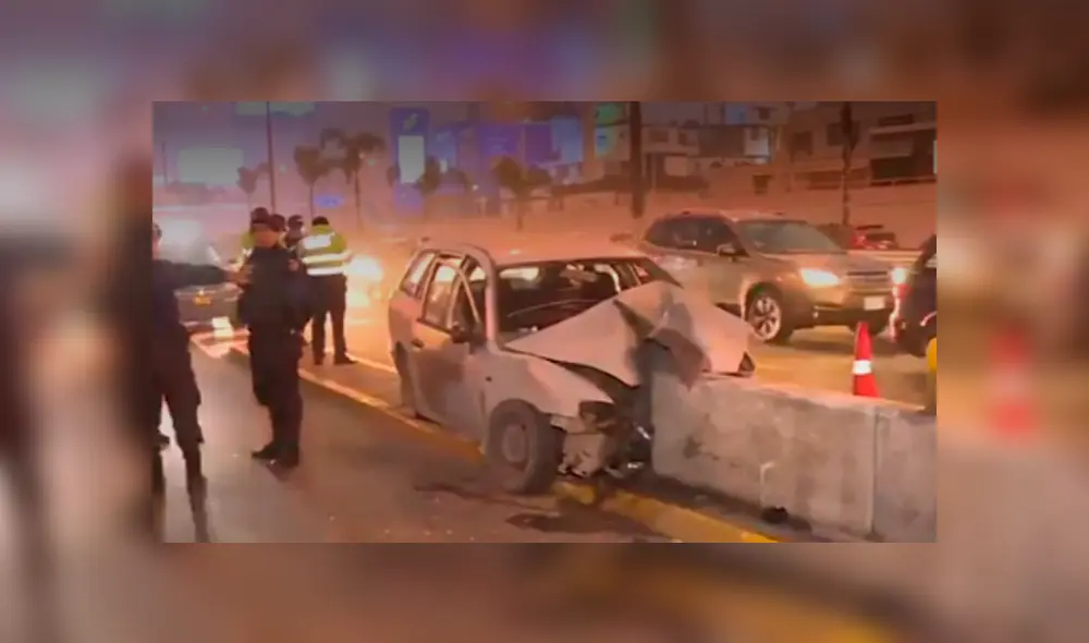 Accidente en la avenida Javier Prado deja un muerto y un herido Accidente en la avenida Javier Prado deja un muerto y un herido