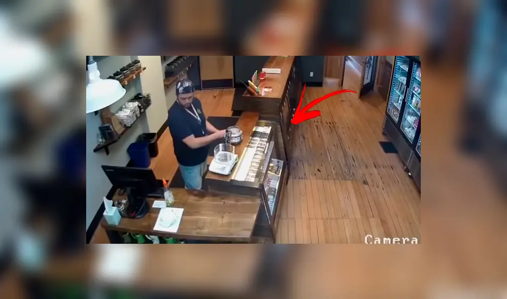 YouTube viral: cámaras de seguridad habrían captado fantasma en tienda de marihuana en Estados Unidos [VIDEO]