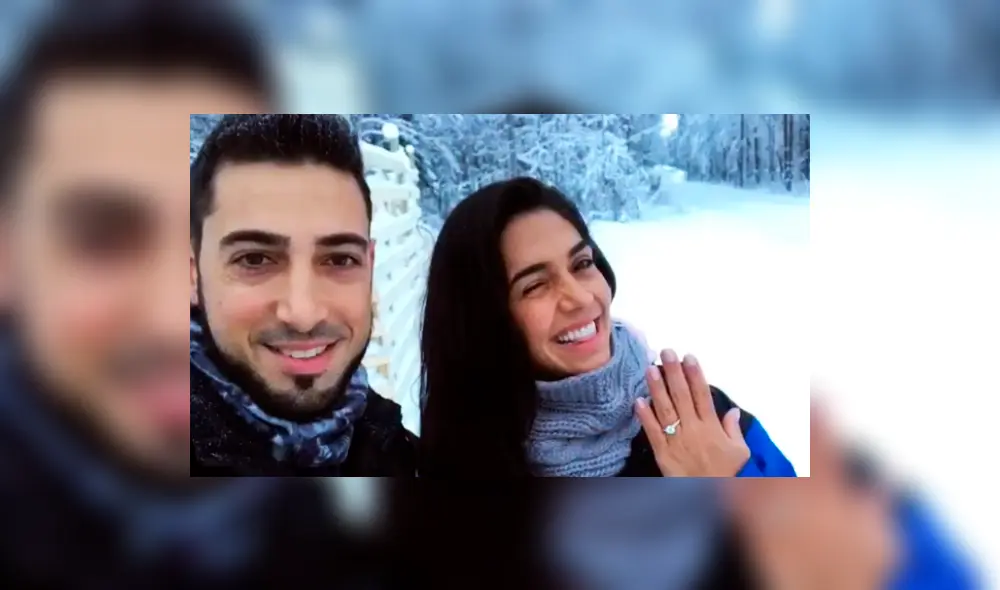 Vania Bludau y su romántica pedida de mano en medio de la nieve [VIDEO] 