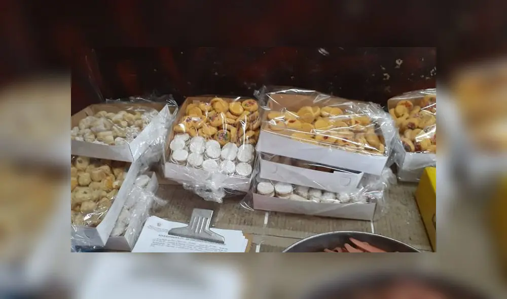 Policía y gerencias de Salud y Fiscalización de SMP clausuraron panificadora tras constatar las condiciones en las que trabajaban. (Foto: PNP)