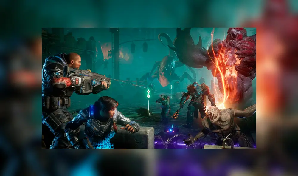 Gears 5 es un videojuego de disparos con modos campaña y multijugador. Gears 5 es un videojuego de disparos con modos campaña y multijugador.