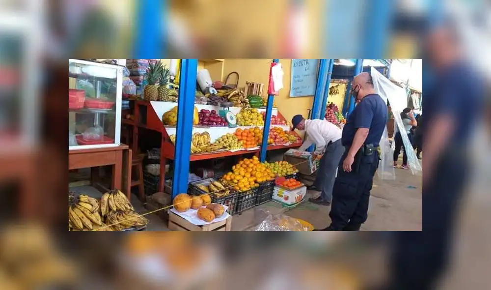 Personal municipal llegó al mercado.
