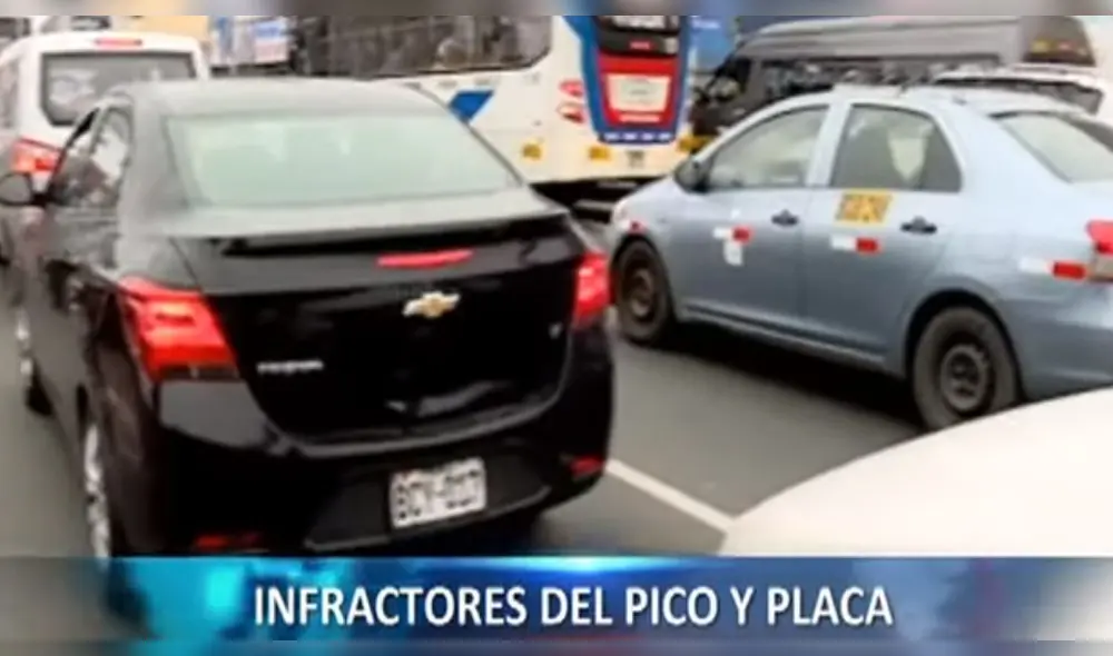 Flavia Laos infringe el nuevo plan de tránsito municipal “Pico y placa” [VIDEO]