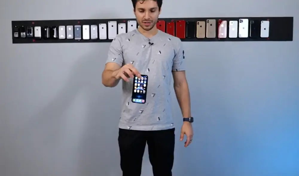 Resistencia del iPhone 12 y iPhone 12 Pro fue puesta a prueba. Foto: Captura de YouTube