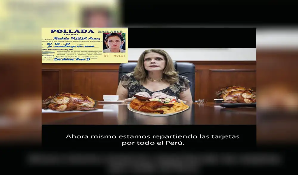 Facebook viral: usuarios organizan 'pollada bailable' profondos para Mercedes Aráoz [FOTOS] 