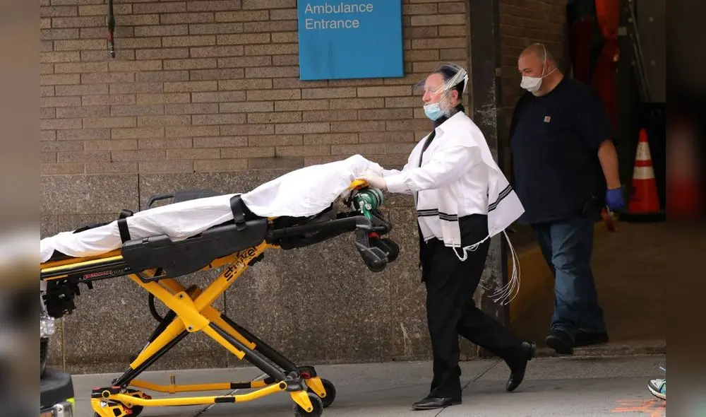 EE. UU. registra más de 300.000 casos de coronavirus y unos 8.000 muertos. Foto: AFP.