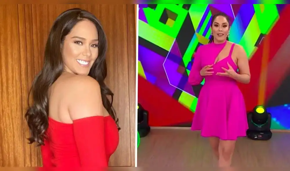 La conductora se mostró feliz por el estreno de Modo Espectáculos. | Foto: Composición Instagram / Captura Latina