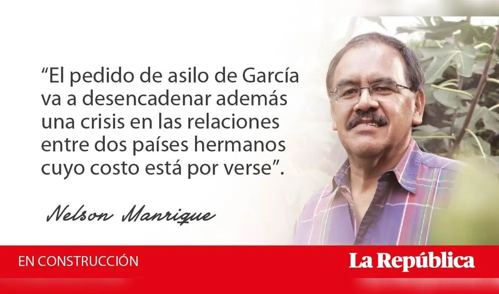 Alan García, el asilado