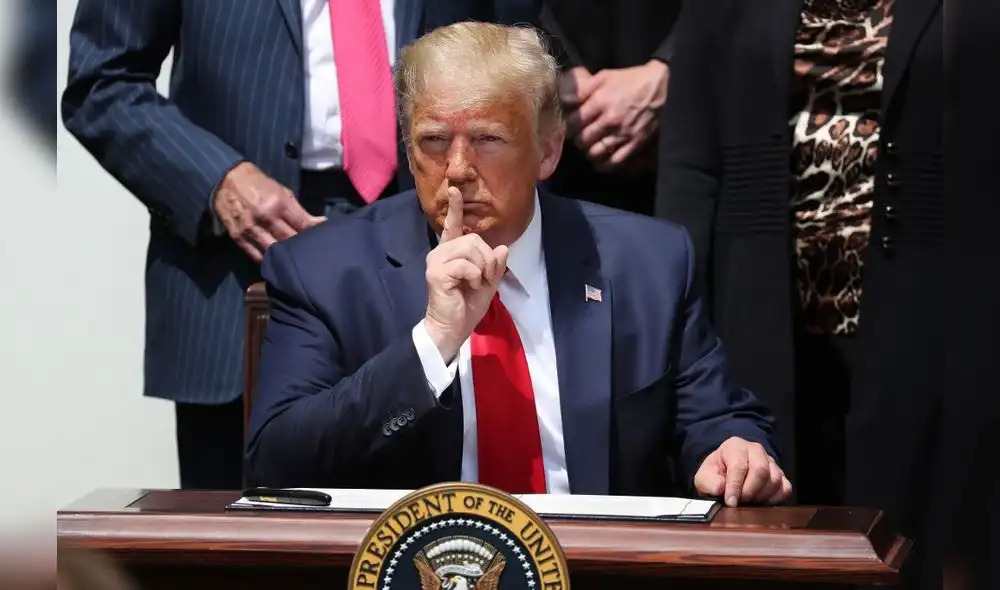 Donald Trump, presidente de Estados Unidos. Foto: AFP.