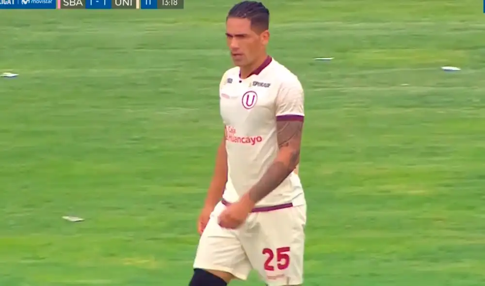 Jonathan Dos Santos decretó el empate de Universitario ante Sport Boys en el Callao. | Foto: Gol Perú