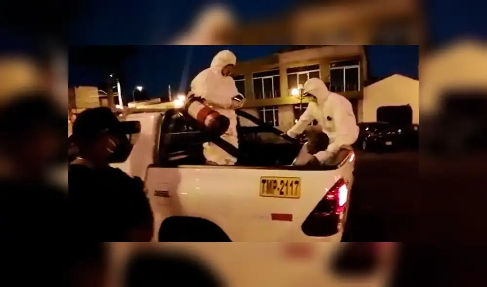 La mujer fue trasladada a su vivienda sana y salva. Foto: Difusión. La mujer fue trasladada a su vivienda sana y salva. Foto: Difusión.