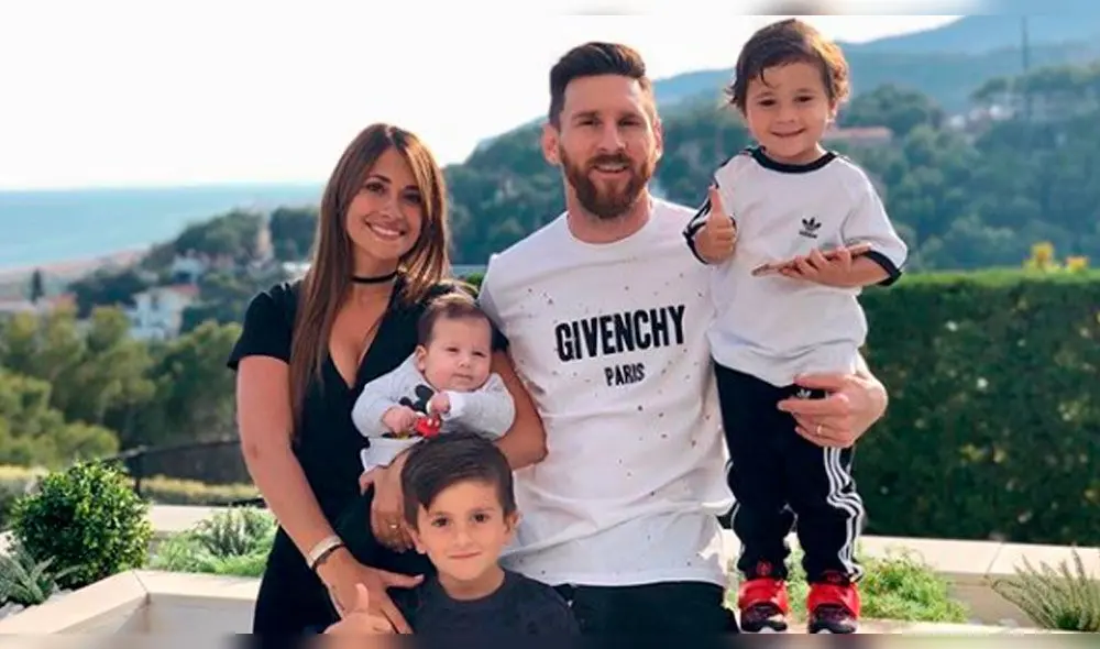 Antonela Roccuzo lució sexy outfit al asistir a un bautizo junto a Lionel Messi