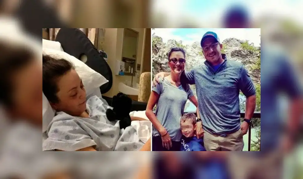 A Camre Curto tuvieron que inducirle al parto por una rara enfermedad y desde ese momento, no reconoció más a su esposo ni sus padres.