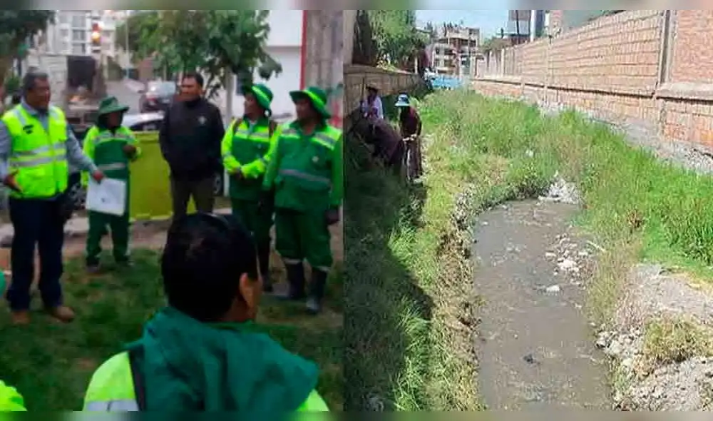 Retiran basura y escombros en Yanahuara tras inicio de lluvias en Arequipa Retiran basura y escombros en Yanahuara tras inicio de lluvias en Arequipa