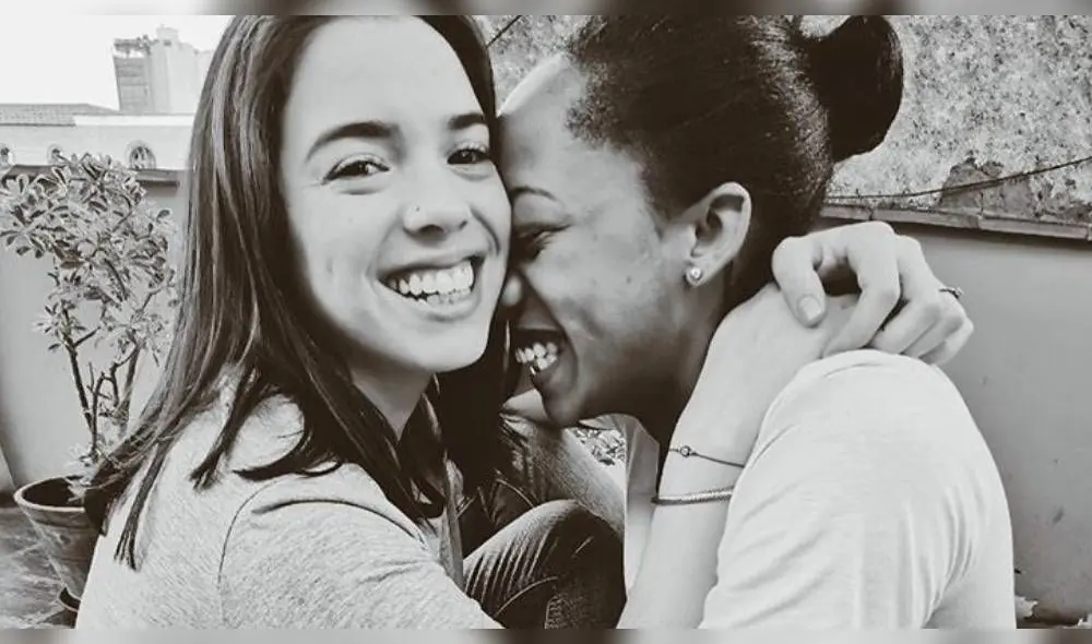 Clarivett Yllescas y su novia Patricia Graterol