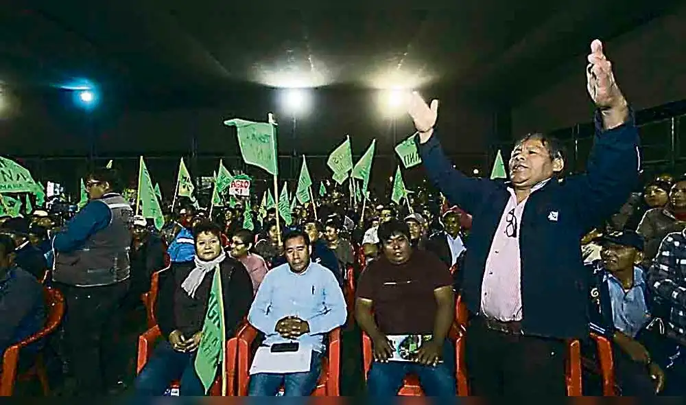 PROTESTAS. Los pobladores señalaron estar dispuestos a paralizar actividades si se insiste con proyecto Tía María.